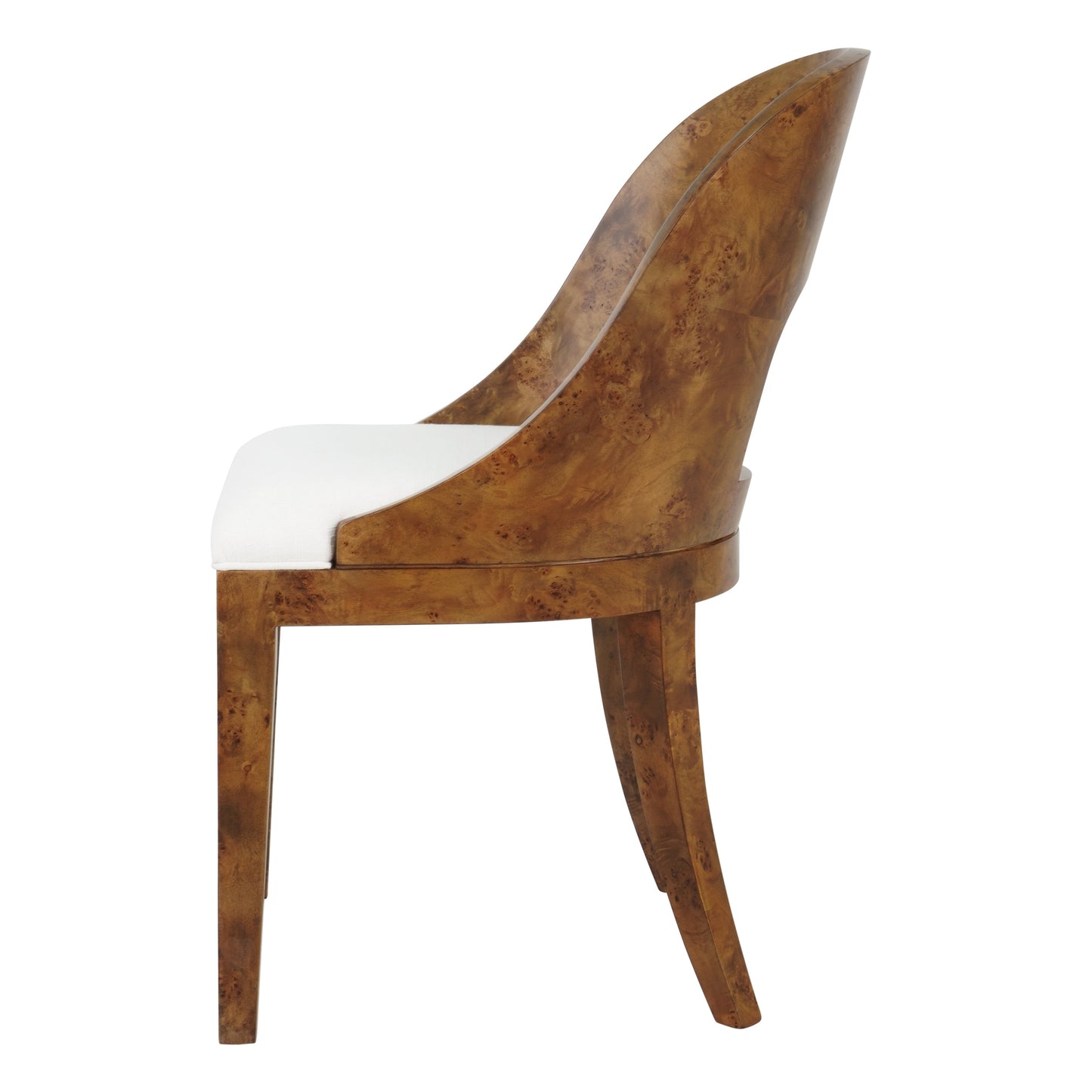 Chaise Radcliffe en loupe foncée