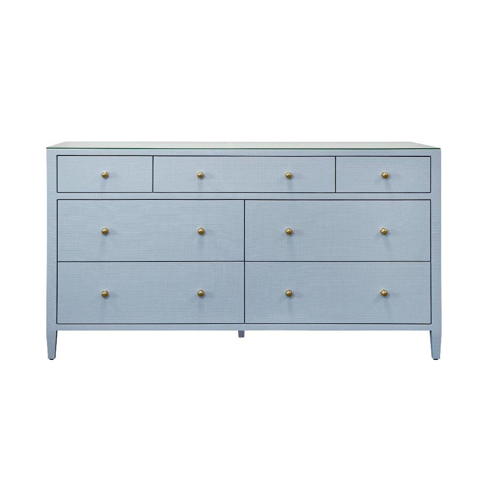 Commode Saxon bleu clair