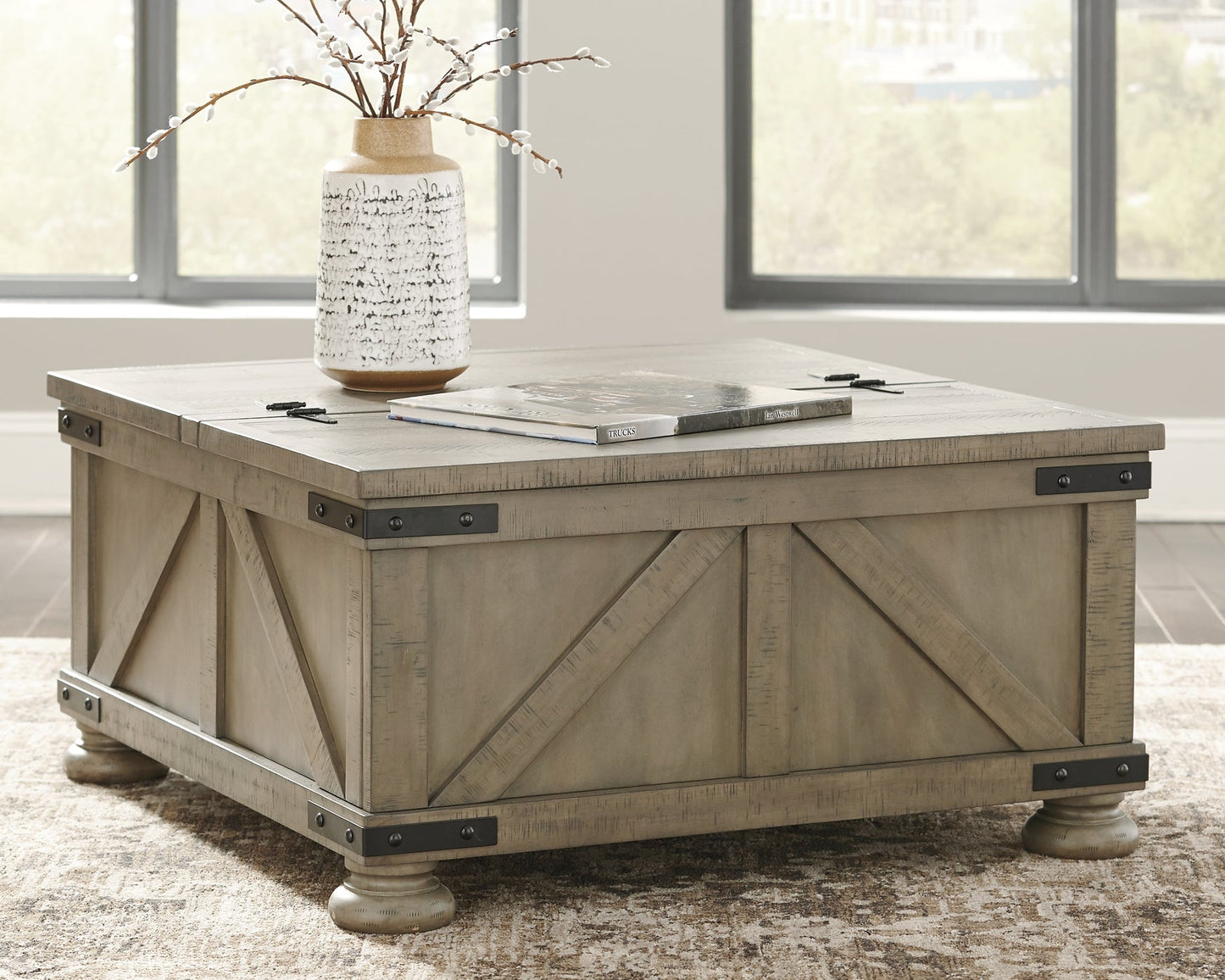 Table basse Aldwin avec rangement