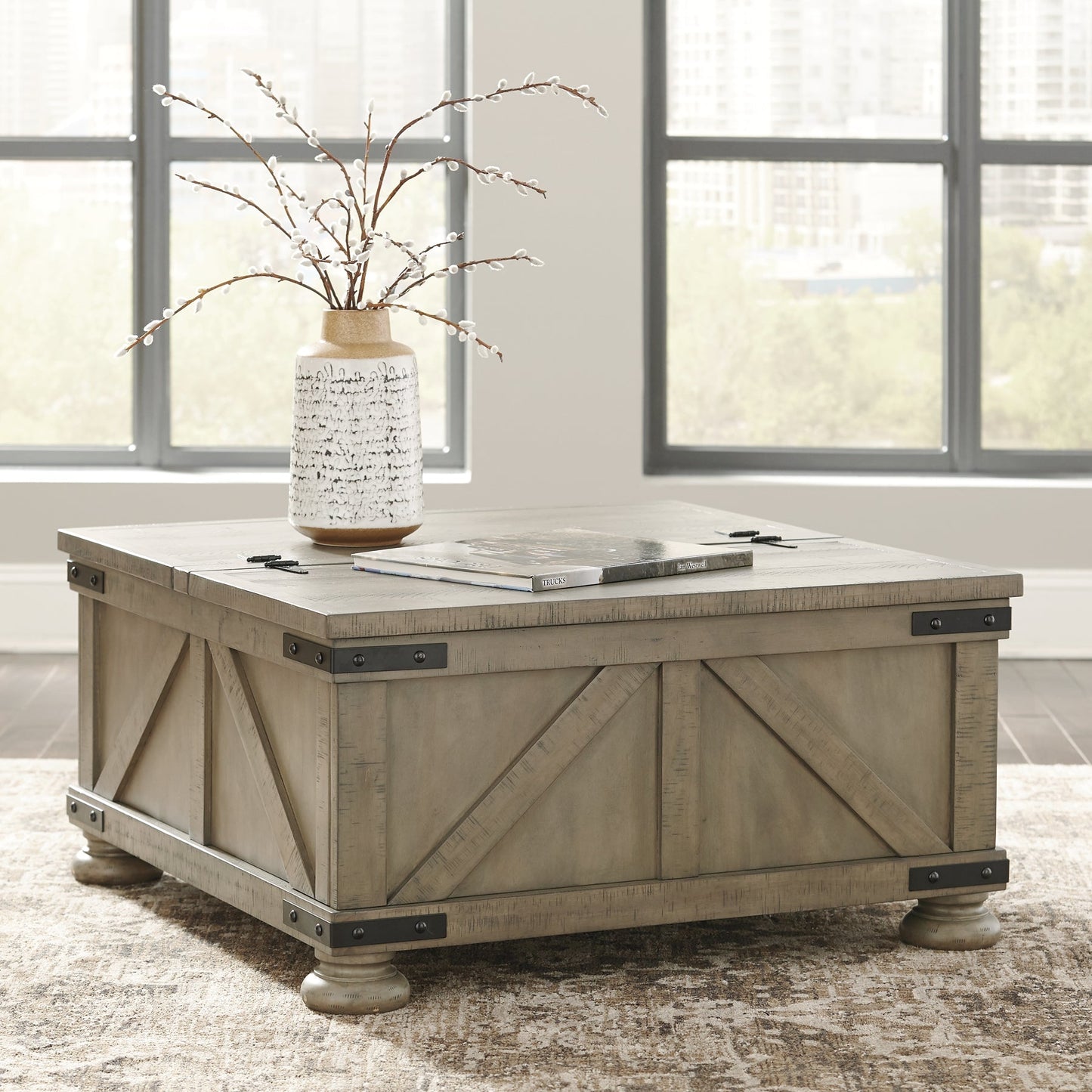 Table basse Aldwin avec rangement