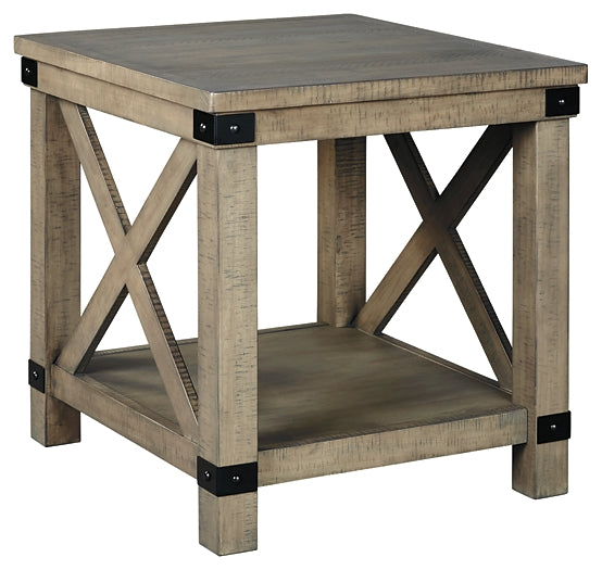 Table d'appoint rectangulaire Aldwin