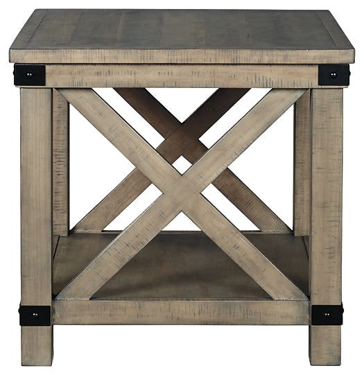 Table d'appoint rectangulaire Aldwin