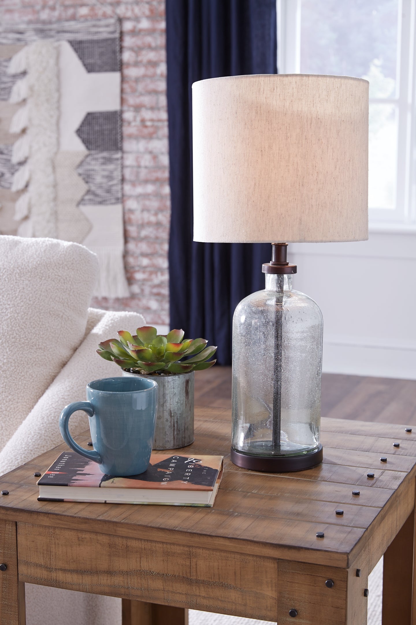Lampe de table en verre Bandile (1/CN)