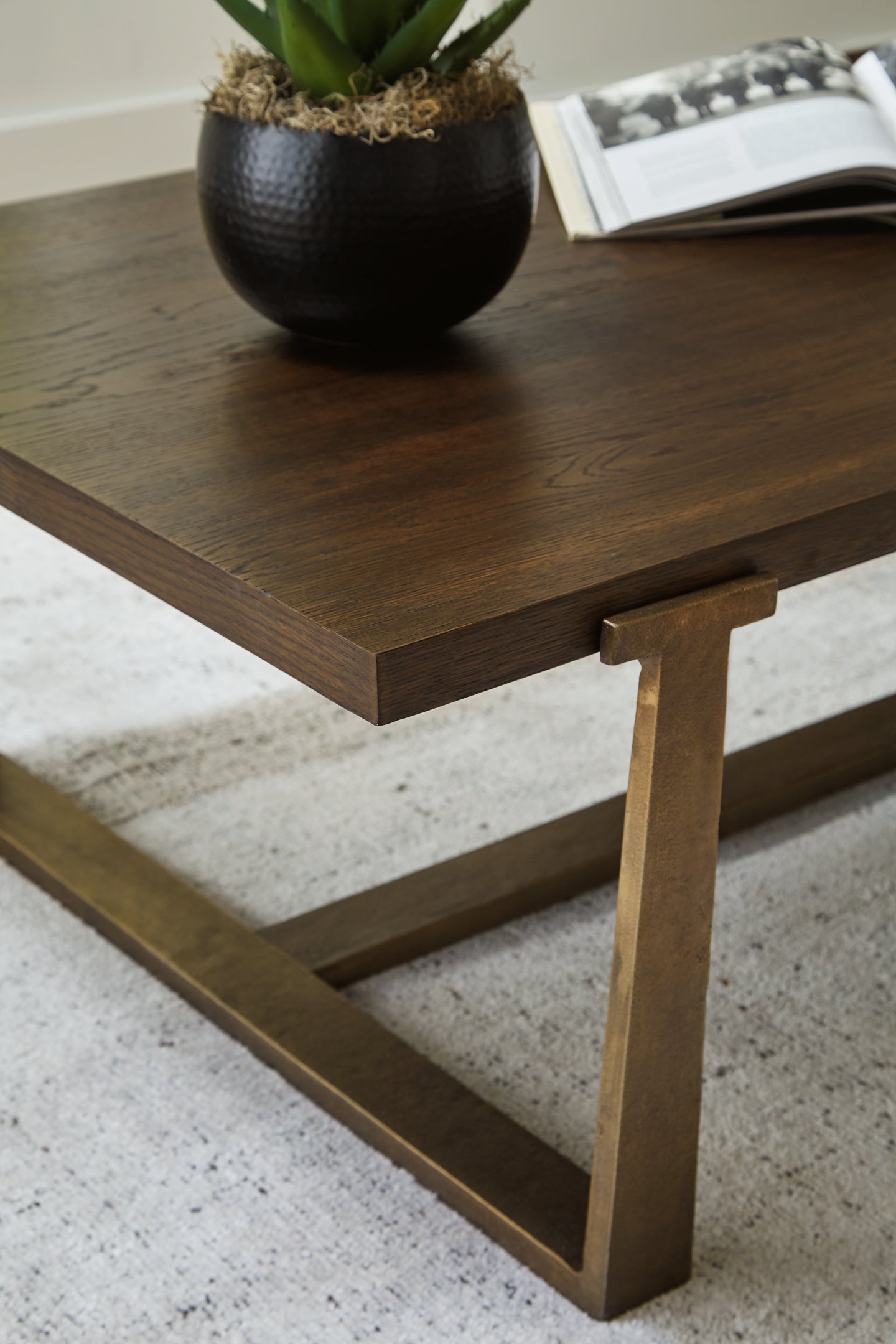 Table basse rectangulaire Balintmore