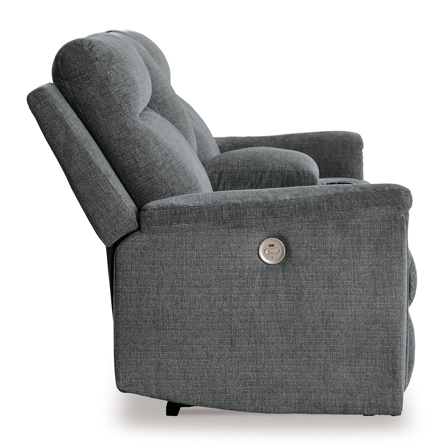 Causeuse Barnsana DBL REC PWR avec console