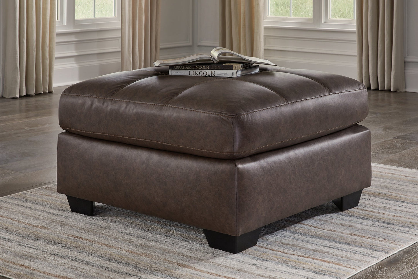 Pouf d'appoint surdimensionné Barlin Mills