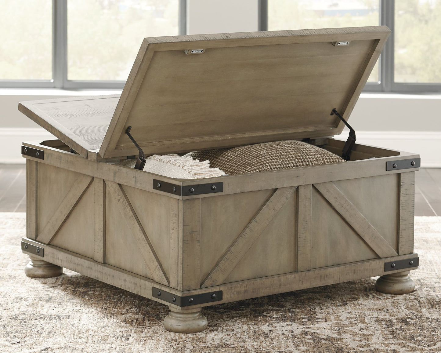 Table basse Aldwin avec rangement