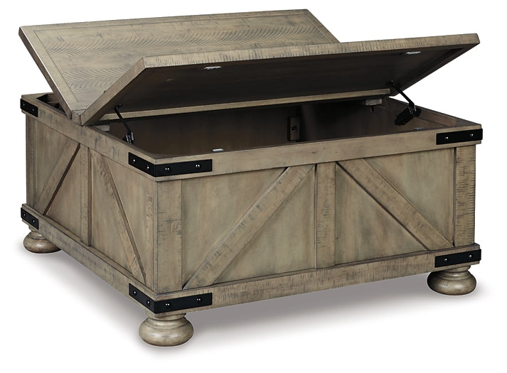 Table basse Aldwin avec rangement