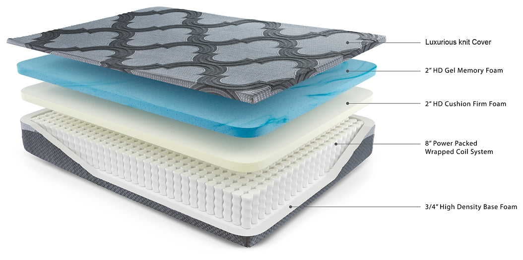 Matelas hybride Ashley King de 12 pouces