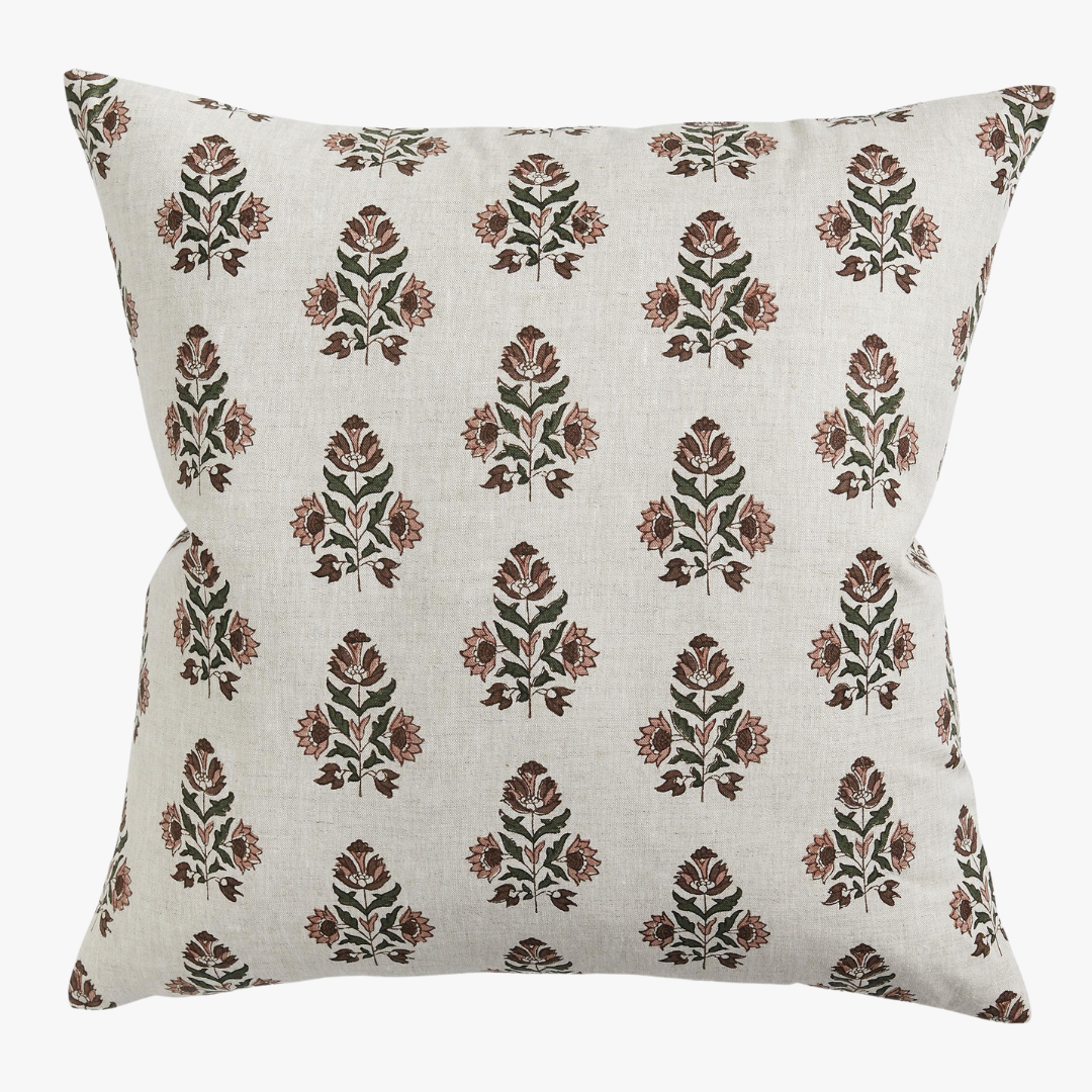 Housse de coussin Ankara en bois de rose