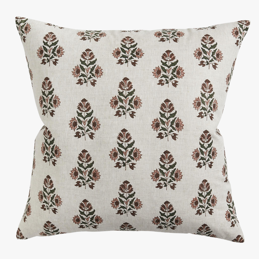 Housse de coussin Ankara en bois de rose