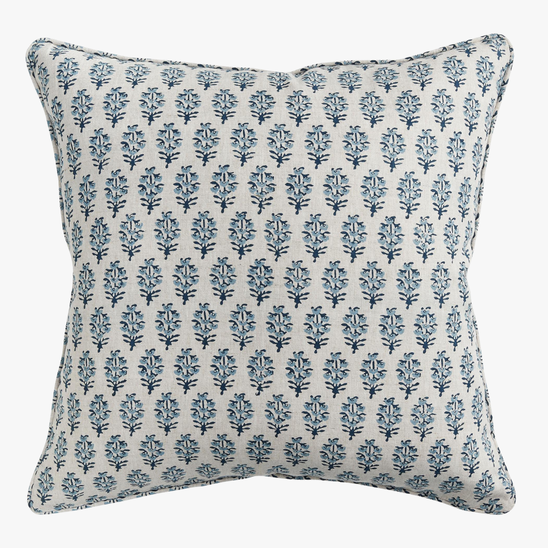 Housse de coussin Ashfa Azure
