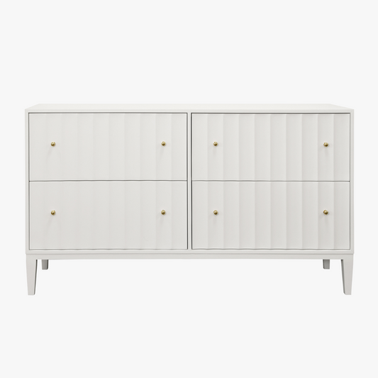 Commode Astor laquée blanche