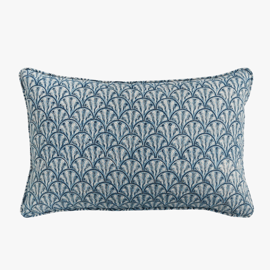 Housse de coussin lombaire Baku Azure