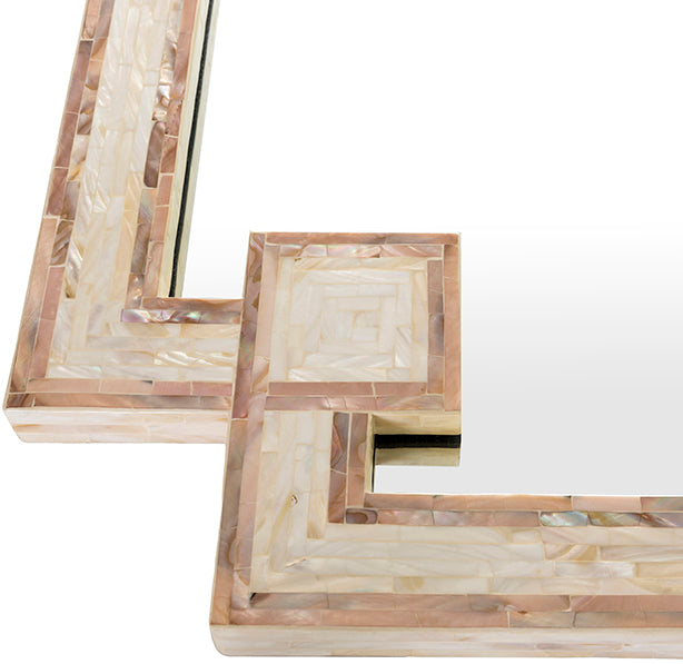 Miroir en nacre de Saint-Barth