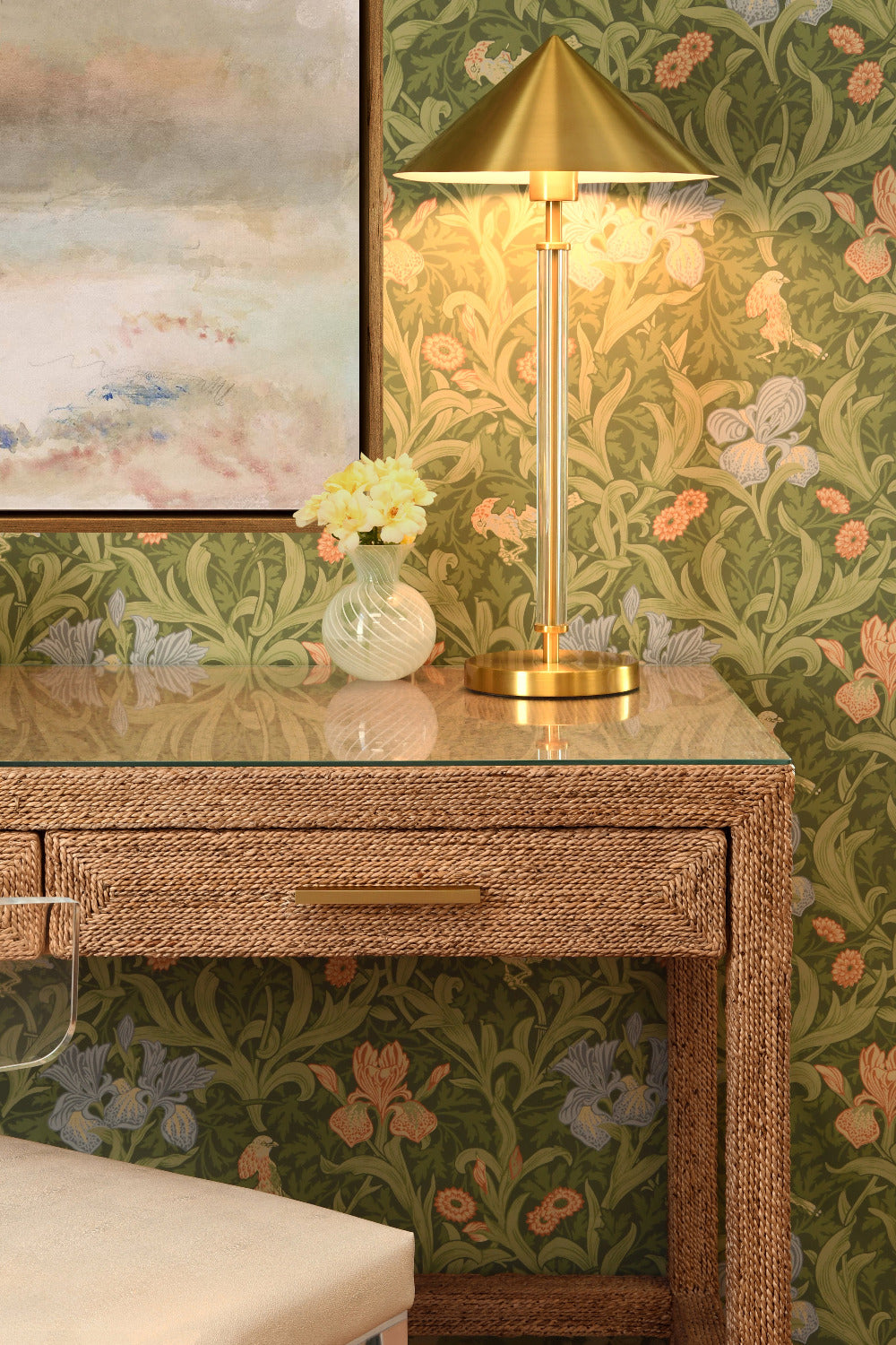 Bureau en corde tressée Bayview