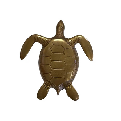 Presse-papier tortue marine en laiton
