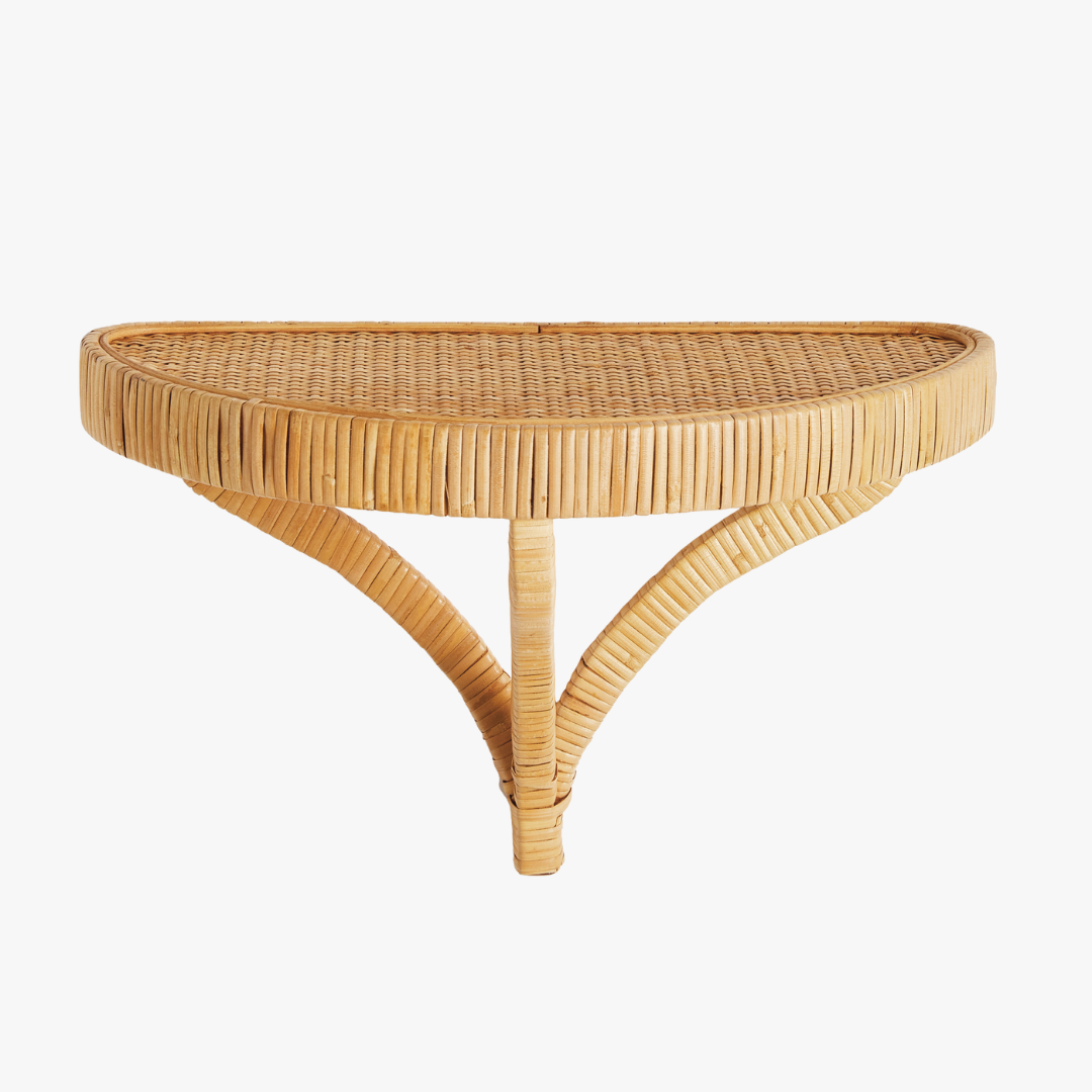 Support mural en rotin Cambria