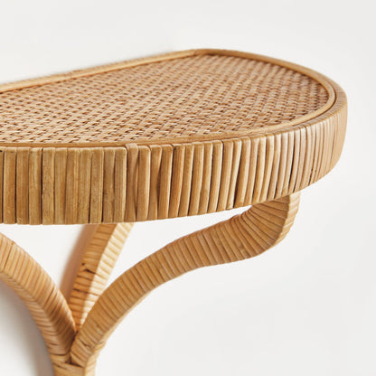 Support mural en rotin Cambria