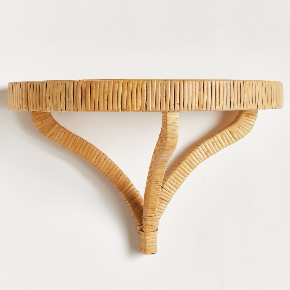 Support mural en rotin Cambria