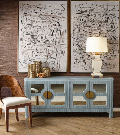 Buffet bleu clair du Cap