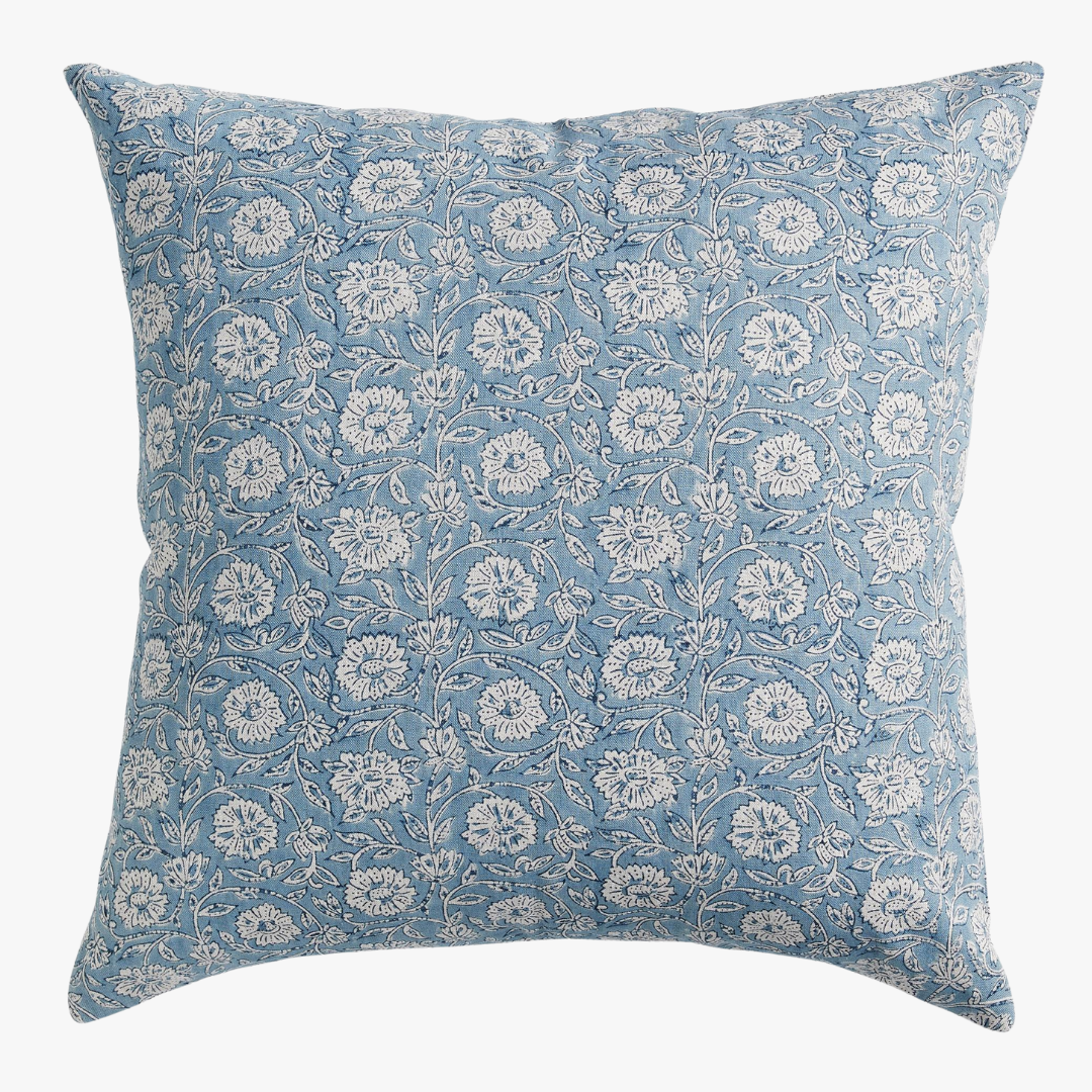 Housse de coussin Cedella Azure