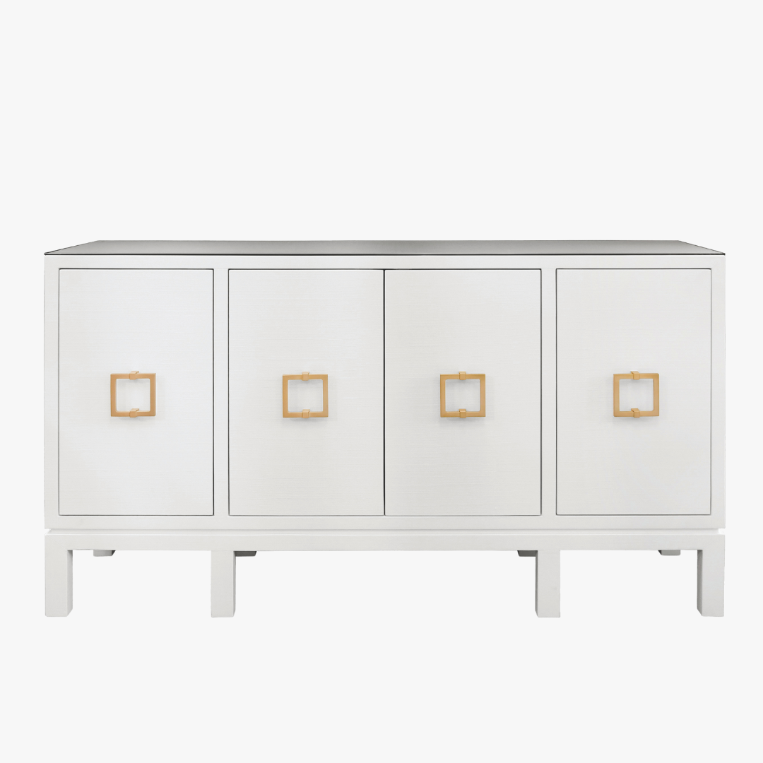 Buffet en lin blanc Edmond