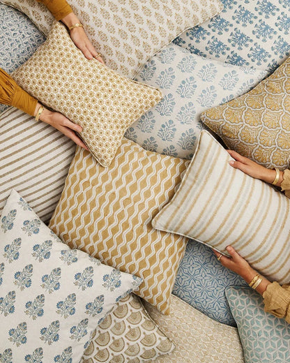 Housse de coussin lombaire Étoile Safran