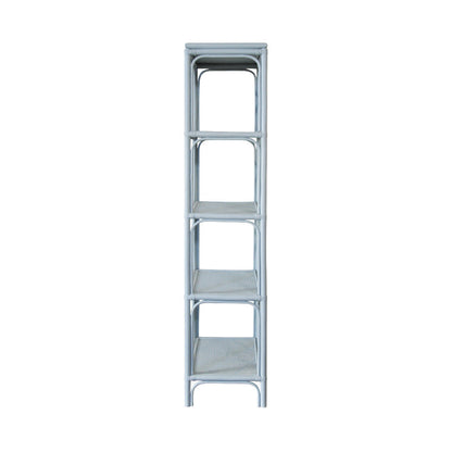 Etagere en rotin bleu clair Fernandina
