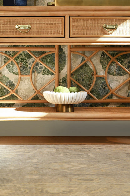 Console en rotin Fernandina