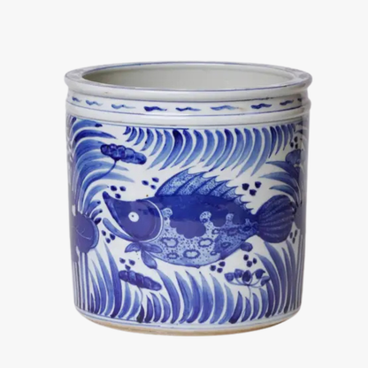 Pot d'orchidées en forme de poisson