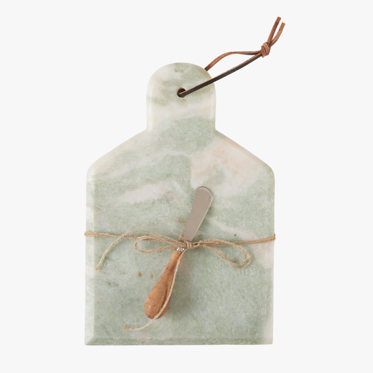 Ensemble de planches à fromage en marbre vert