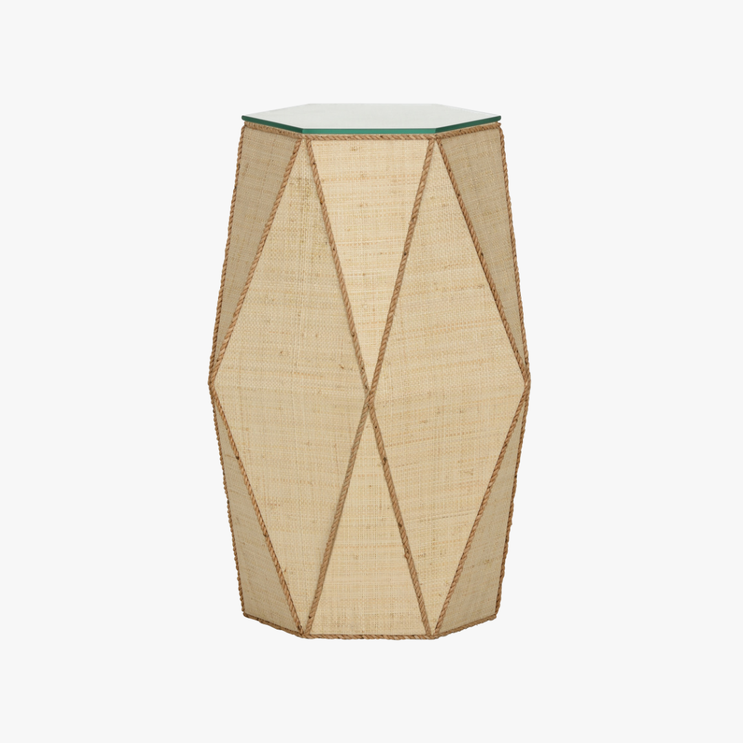 Table à boissons Hector Raffia