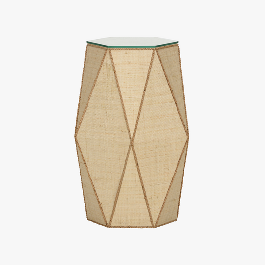 Table à boissons Hector Raffia