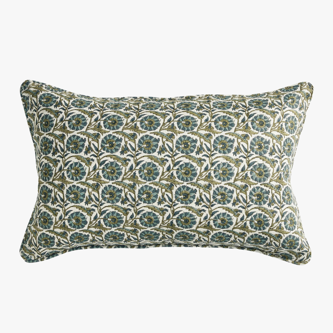 Housse de coussin lombaire en ardoise d'Istanbul