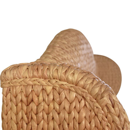 Lit en jacinthe d'eau tressée Jarrett