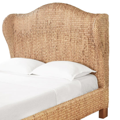 Lit en jacinthe d'eau tressée Jarrett