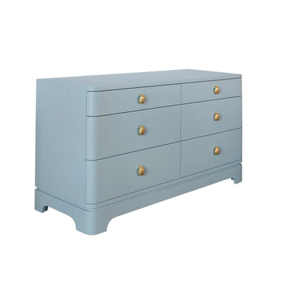 Commode Fleur bleu clair