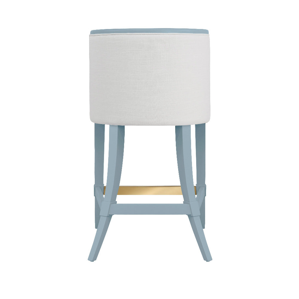 Tabouret de bar Karis bleu clair