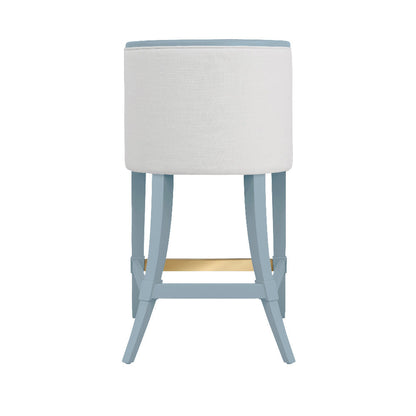 Tabouret de bar Karis bleu clair