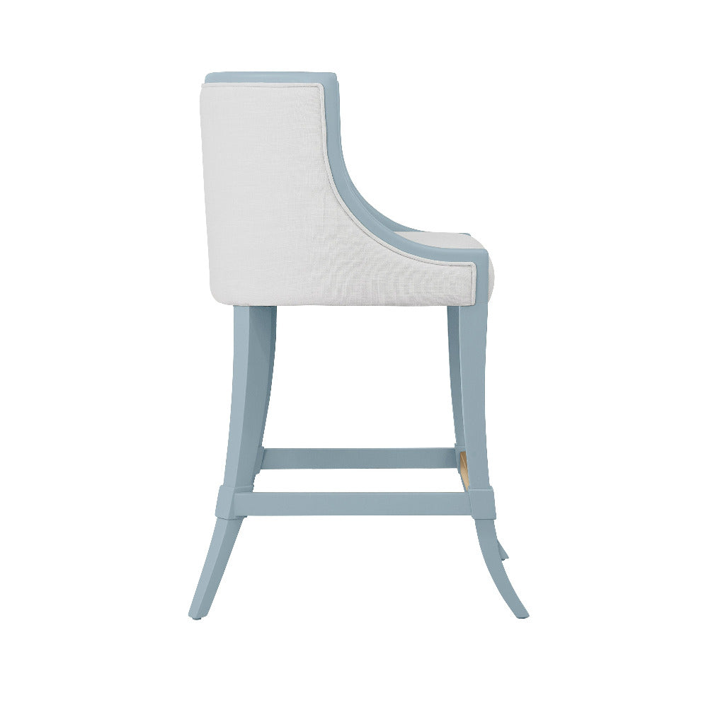 Tabouret de bar Karis bleu clair