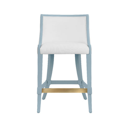 Tabouret de bar Karis bleu clair