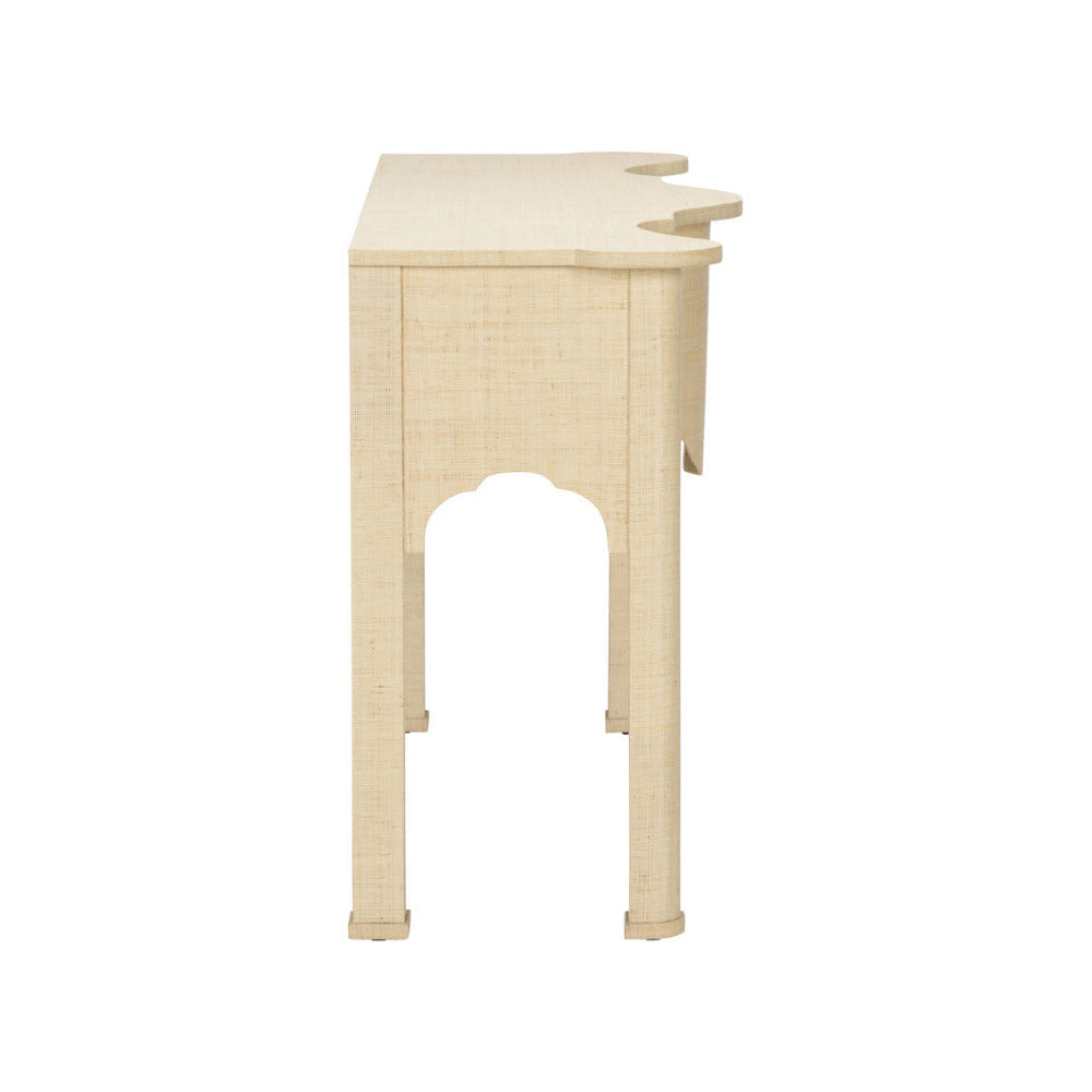 Console Kensington en raphia