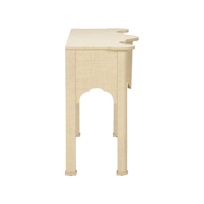 Console Kensington en raphia