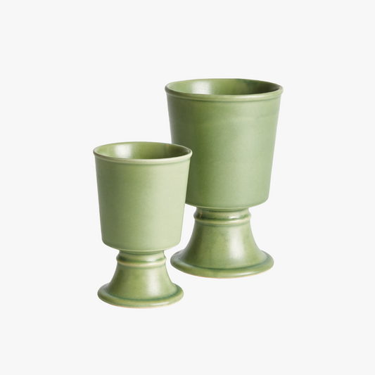 Cache-pots à pied vert Kirby