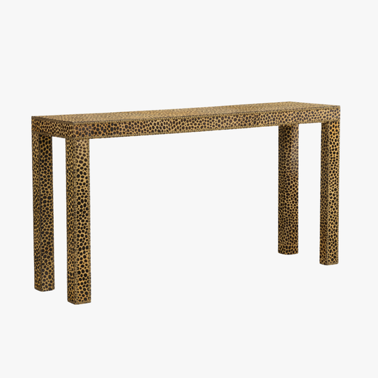 Table console léopard