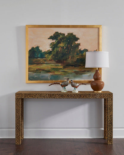 Table console léopard