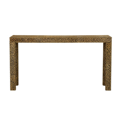 Table console léopard