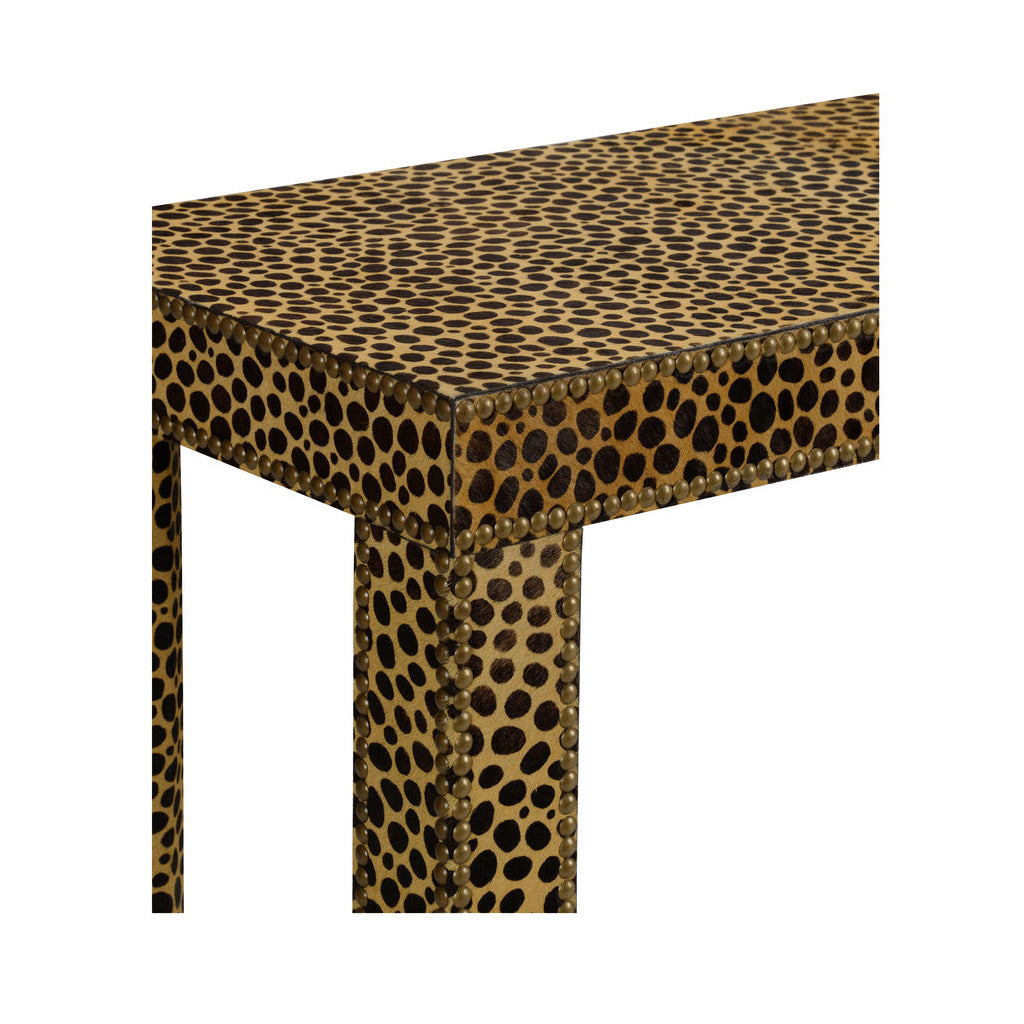 Table console léopard