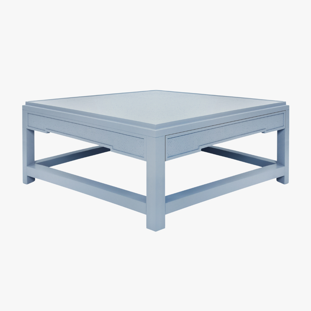Table basse Litchfield bleu clair